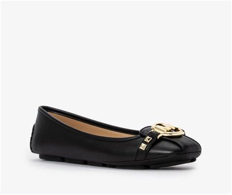 michael kors fulton leopard flats|fulton studded moccasin.